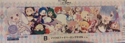 Ręcznik do rąk Re:Zero - Mix postaci 30x120cm Ręcznik do rąk Re:Zero - Mix postaci 30x120cm