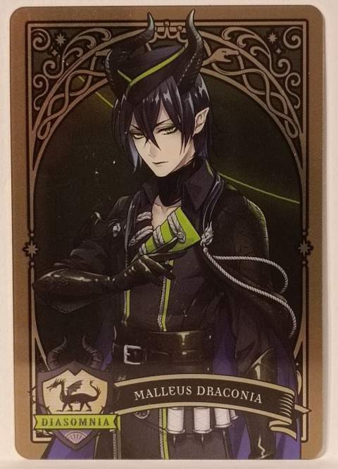 Metalic Card Twisted Wonderland J1-08 Malleus Draconia Metalic Card Twisted Wonderland J1-08 Malleus Draconia