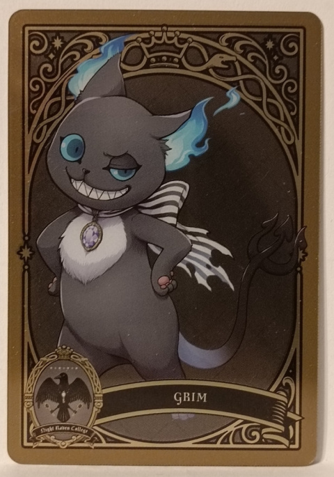 Metalic Card Twisted Wonderland J1-17 Grim Metalic Card Twisted Wonderland J1-17 Grim